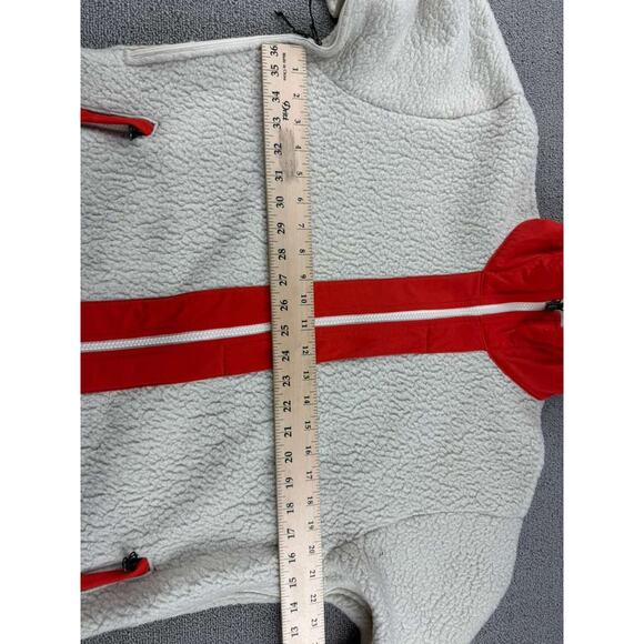 Mountain Equipment Company Fleece Jacket Men M Recycled Sherpa Full Zip White - Picture 4 of 10